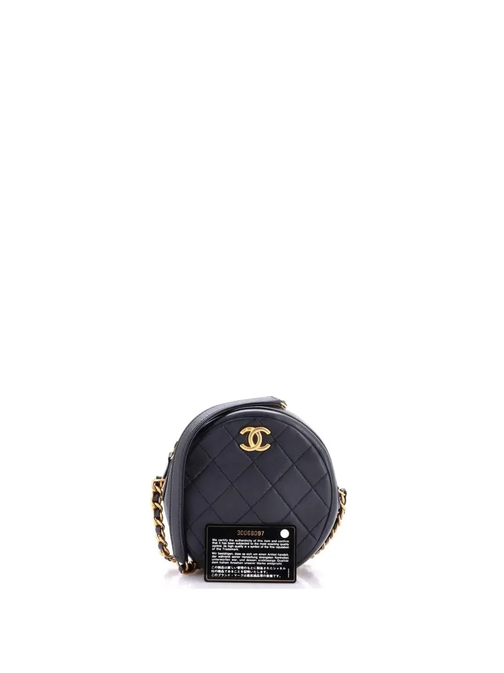 Chanel Round Chain Crossbody Bag #323633C29B